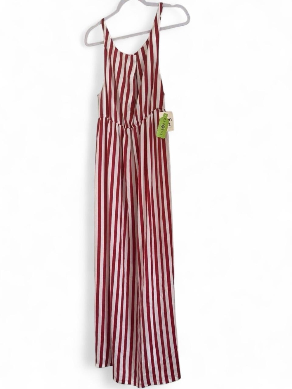 Open Edit Striped Maxi Dress Sleeveless New with tags with cutout / peekaboo
